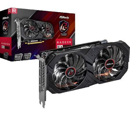 Placa De Video Asrock RX 570 8GB Phantom Gamin Elite